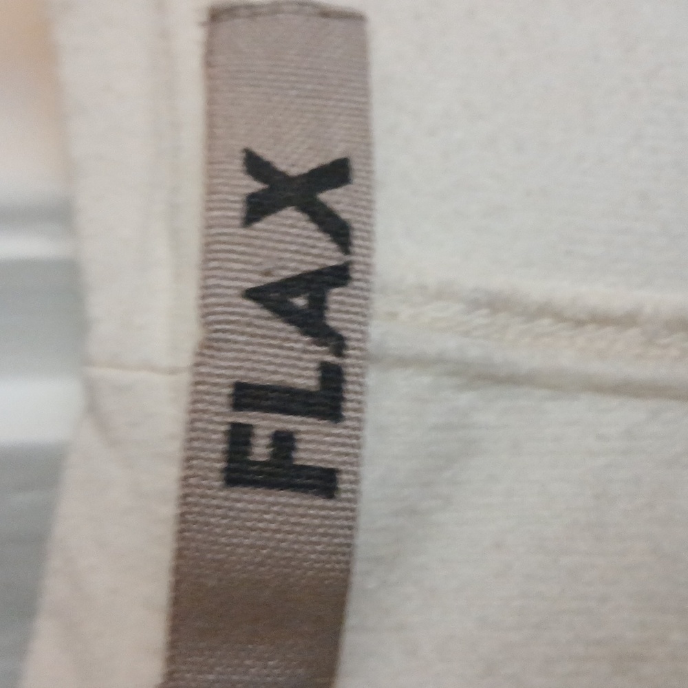 FLAX Women's Cream TunicTop - Picture 2 of 3